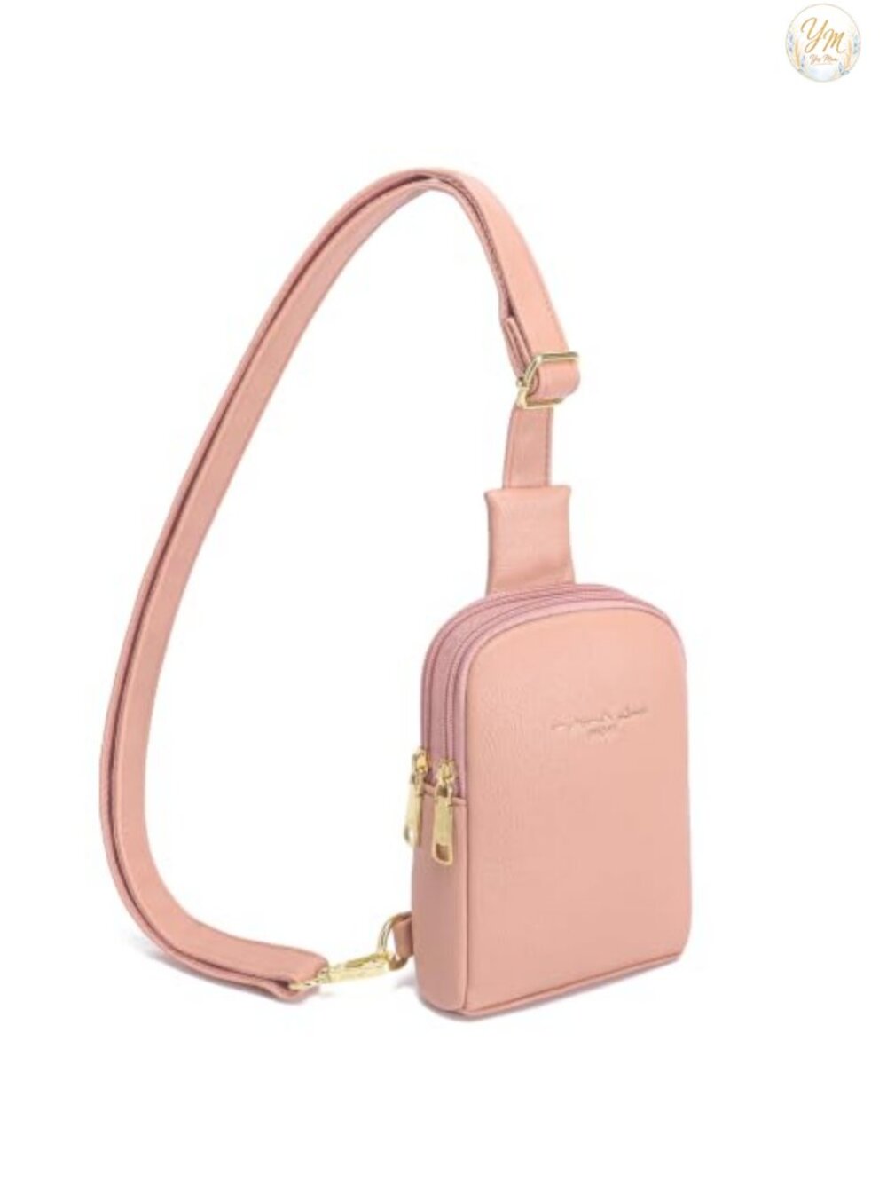 Small Crossbody Sling Purse for Women Travel Bag Faux Leather Adjustable Strap